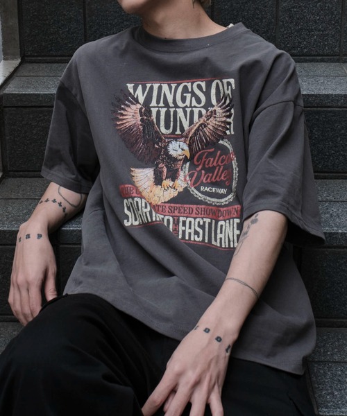 WEGO（ウィゴー）の「WEGO/ヴィンテージライクグラフィックT（Tシャツ/カットソー・メンズ・その他2/その他1/その他6/その他4/その他5/その他3/その他8/その他7/その他9/その他10/その他11・SMALL/LARGE/MEDIUM）」の2枚目の写真