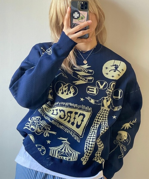 KNT365 Jumper Circus スウェット　日本製 Jumper Circus（スウェット）｜KNT365（ケイエヌティサンロクゴ）の