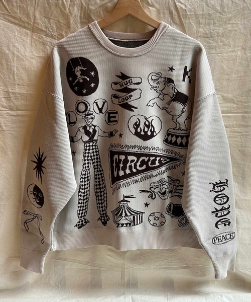 KNT365 Jumper Circus スウェット　日本製 Jumper Circus（スウェット）｜KNT365（ケイエヌティサンロクゴ）の