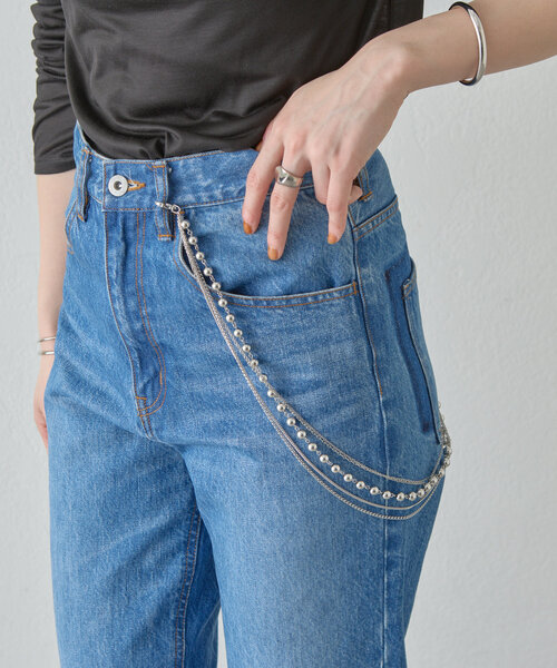 SHENERY（シーナリー）の「《腰回りのアクセントにも◎》ランダムチェーンネックレス（ネックレス・レディース・シルバー・FREE）」の3枚目の写真