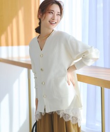 Elura | ＜WEB限定カラー＞もっちり立体オーバーカーディガン/327462(カーディガン/ボレロ)