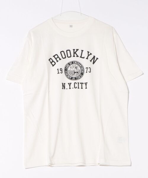 STYLEBLOCK(スタイルブロック)の「天竺プリント半袖Tシャツ(Tシャツ/カットソー・メンズ・チャコール/ホワイト/ブラック系その他2/ブラック系その他/ホワイト系その他2/ホワイト系その他/ブルー・L/M)」の4枚目の写真