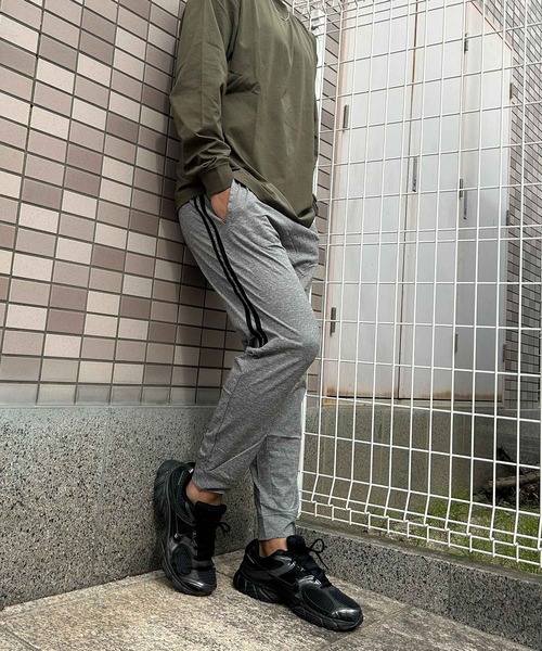 SKKONE（スコーネ）の「【Nylaus】速乾 ストレッチ イージージョガーパンツ ストレッチパンツ ロングパンツ トップサイドライン（その他パンツ・メンズ・ネイビー/杢グレー/ブラック/チャコール・LL/L/M）」の20枚目の写真