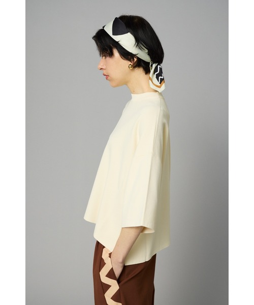 HeRIN.CYE（ヘリンドットサイ）の「Box knit tops　　ボックスニットトップス（ニット/セーター・レディース・ブラック/オフホワイト/レッド/オレンジ・FREE）」の18枚目の写真