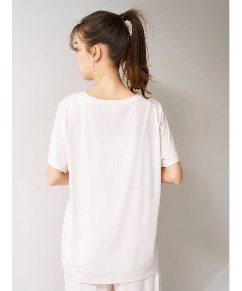 PNK ピンク ♡正規品♡ジェラピケ【接触冷感】COOLレーヨンデザートロゴT PNK ピンク ♡正規品♡ジェラピケ【接触冷感】COOLレーヨン