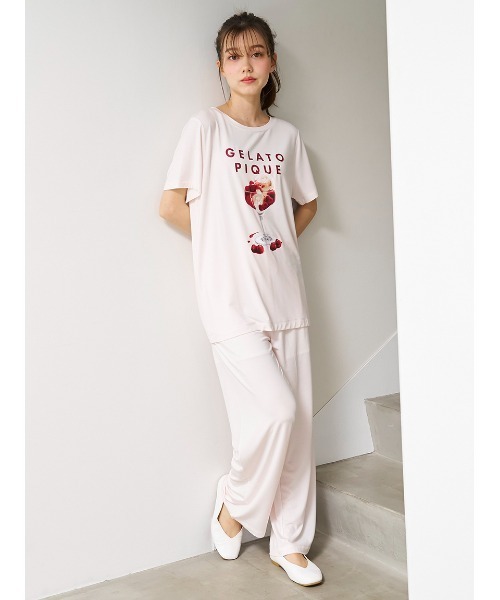 セール】【接触冷感】COOLレーヨンデザートロゴTシャツ（ルーム