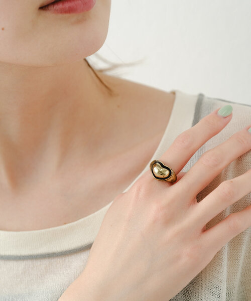 CIAOPANIC TYPY（チャオパニックティピー）の「【yuccA】ハートリング（リング・レディース・ゴールド/シルバー・ONE SIZE）」の21枚目の写真