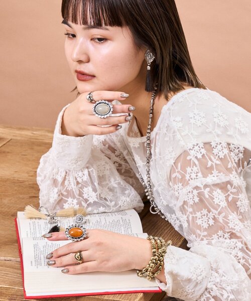 CIAOPANIC TYPY（チャオパニックティピー）の「【yuccA】ハートリング（リング・レディース・ゴールド/シルバー・ONE SIZE）」の11枚目の写真