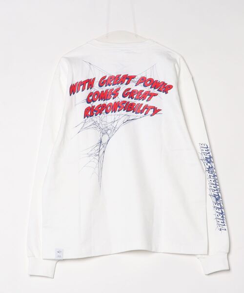 WP（ダブリューピー）の「WP / ダブリューピー：WP×CAMBER SPIDER L/TEE：WP14-LT01[AST]（Tシャツ/カットソー・メンズ・ホワイト・L/XL）」の2枚目の写真