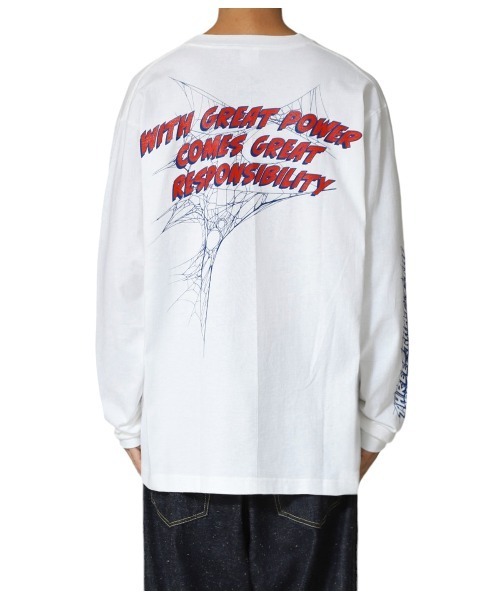 WP（ダブリューピー）の「WP / ダブリューピー：WP×CAMBER SPIDER L/TEE：WP14-LT01[AST]（Tシャツ/カットソー・メンズ・ホワイト・L/XL）」の4枚目の写真