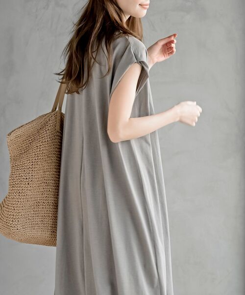 rps（アールピーエス）の「マキシ丈カットワンピース（ワンピース・レディース・ブラック/グレー/ブルー・フリー）」の7枚目の写真