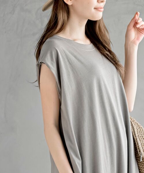 rps（アールピーエス）の「マキシ丈カットワンピース（ワンピース・レディース・ブラック/グレー/ブルー・フリー）」の9枚目の写真