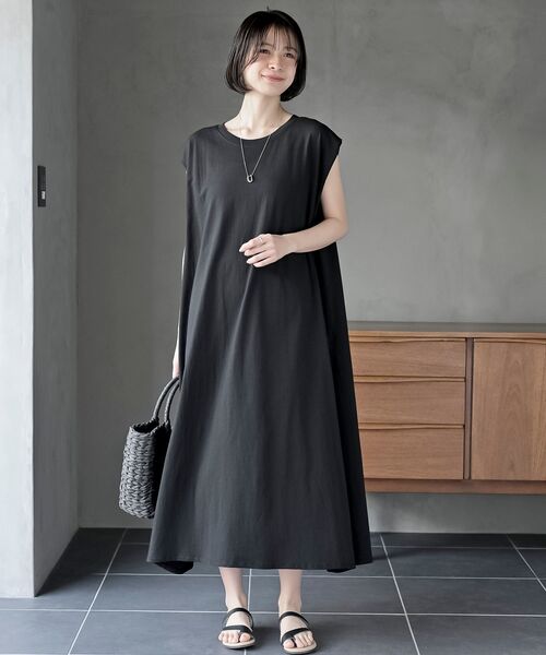 rps（アールピーエス）の「マキシ丈カットワンピース（ワンピース・レディース・ブラック/グレー/ブルー・フリー）」の12枚目の写真