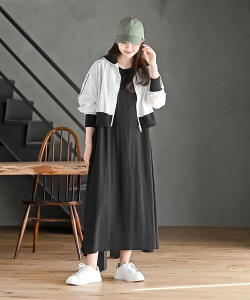 rps（アールピーエス）の「マキシ丈カットワンピース（ワンピース・レディース・ブラック/グレー/ブルー・フリー）」の20枚目の写真