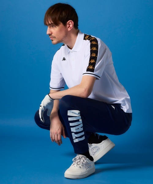 Kappa(カッパ)の「【Kappa/カッパ】ダンボールストレッチパンツ ゴルフ(その他パンツ・メンズ・ネイビー/ブラック・LARGE/X-LARGE/MEDIUM)」の1枚目の写真