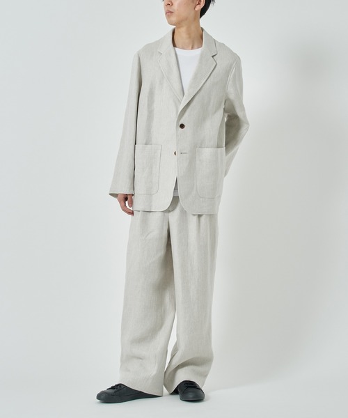 markaware（マーカウェア）の「【markaware/marka】STROLL AROUND JACKET（テーラードジャケット・メンズ・ブラック/アイボリー・1/2）」の15枚目の写真