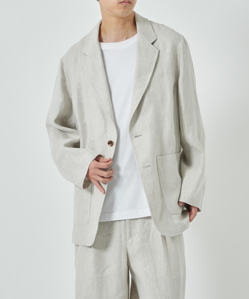 markaware（マーカウェア）の「【markaware/marka】STROLL AROUND JACKET（テーラードジャケット・メンズ・ブラック/アイボリー・1/2）」の18枚目の写真