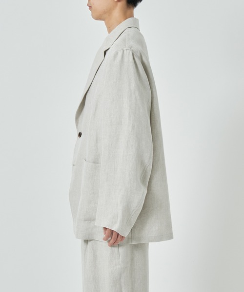 markaware（マーカウェア）の「【markaware/marka】STROLL AROUND JACKET（テーラードジャケット・メンズ・ブラック/アイボリー・1/2）」の20枚目の写真