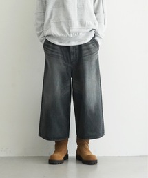 【新品未使用】order Loose denim half pants Mサイズ 1_0d5fc83c-93ac-41fb-bf21-