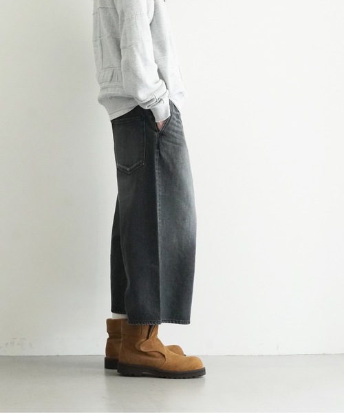 【新品未使用】order Loose denim half pants Mサイズ order（オーダー）の「order loose denim half pants used