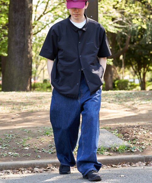 Franklin Climbing(フランクリンクライミング)の「【Franklin Climbing】ユニセックス 3D コーチシャツ(シャツ/ブラウス・メンズ・ネイビー/グレー/ブラック・MEDIUM/X-LARGE/LARGE)」の7枚目の写真