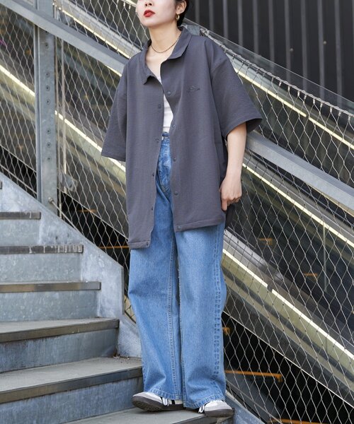 Franklin Climbing(フランクリンクライミング)の「【Franklin Climbing】ユニセックス 3D コーチシャツ(シャツ/ブラウス・メンズ・ネイビー/グレー/ブラック・MEDIUM/X-LARGE/LARGE)」の9枚目の写真