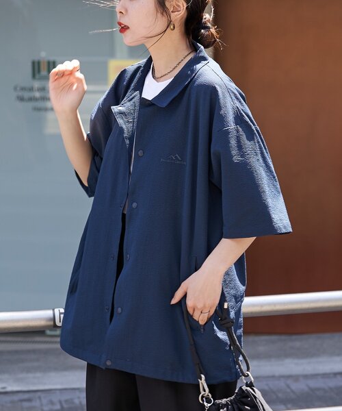 Franklin Climbing(フランクリンクライミング)の「【Franklin Climbing】ユニセックス 3D コーチシャツ(シャツ/ブラウス・メンズ・ネイビー/グレー/ブラック・MEDIUM/X-LARGE/LARGE)」の11枚目の写真