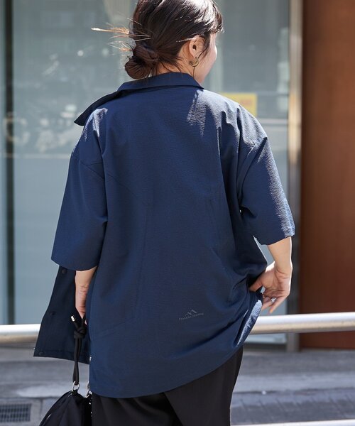 Franklin Climbing(フランクリンクライミング)の「【Franklin Climbing】ユニセックス 3D コーチシャツ(シャツ/ブラウス・メンズ・ネイビー/グレー/ブラック・MEDIUM/X-LARGE/LARGE)」の13枚目の写真