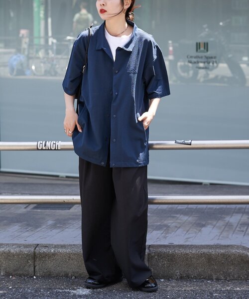 Franklin Climbing(フランクリンクライミング)の「【Franklin Climbing】ユニセックス 3D コーチシャツ(シャツ/ブラウス・メンズ・ネイビー/グレー/ブラック・MEDIUM/X-LARGE/LARGE)」の17枚目の写真