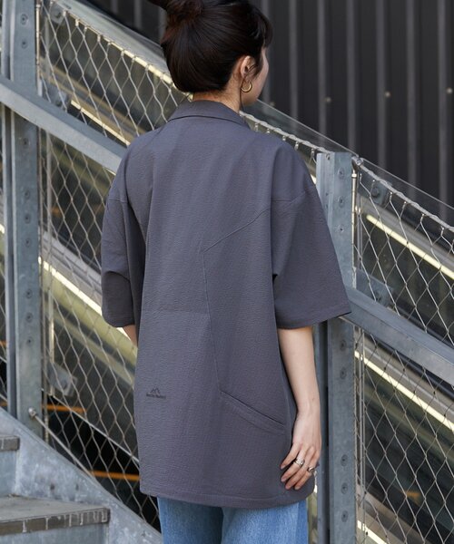 Franklin Climbing(フランクリンクライミング)の「【Franklin Climbing】ユニセックス 3D コーチシャツ(シャツ/ブラウス・メンズ・ネイビー/グレー/ブラック・MEDIUM/X-LARGE/LARGE)」の19枚目の写真