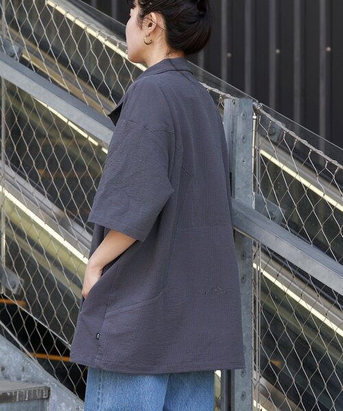 Franklin Climbing(フランクリンクライミング)の「【Franklin Climbing】ユニセックス 3D コーチシャツ(シャツ/ブラウス・メンズ・ネイビー/グレー/ブラック・MEDIUM/X-LARGE/LARGE)」の20枚目の写真