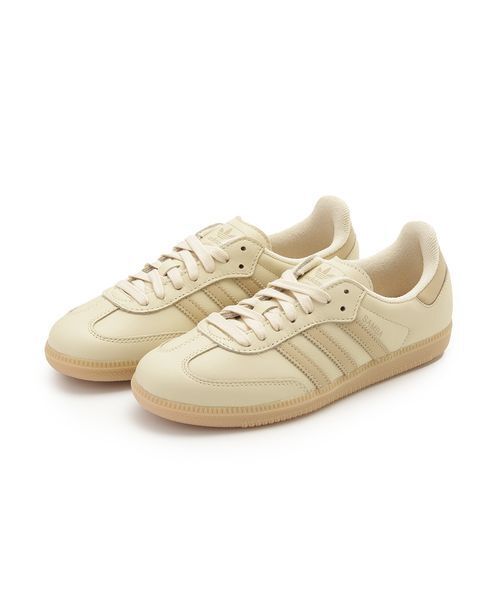adidas(アディダス)の「【adidas Originals】SAMBA OG(スニーカー・レディース・ベージュ・22.5cm/23cm/23.5cm/24cm/24.5cm)」の1枚目の写真