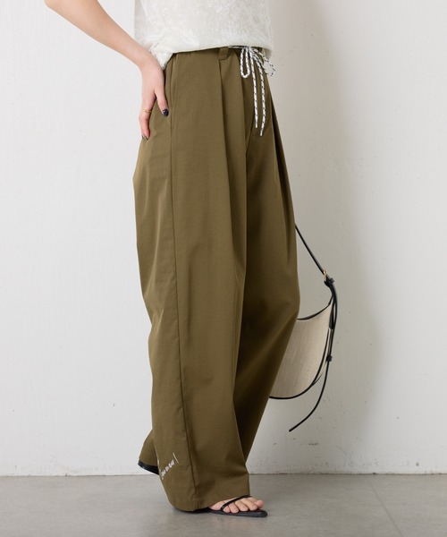 COLLAGE GALLARDAGALANTE（コラージュガリャルダガランテ）の「ドロストライトチノパンツ（チノパンツ・レディース・ベージュ/カーキ・FREE）」の16枚目の写真