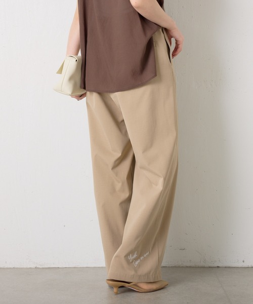 COLLAGE GALLARDAGALANTE（コラージュガリャルダガランテ）の「ドロストライトチノパンツ（チノパンツ・レディース・ベージュ/カーキ・FREE）」の7枚目の写真