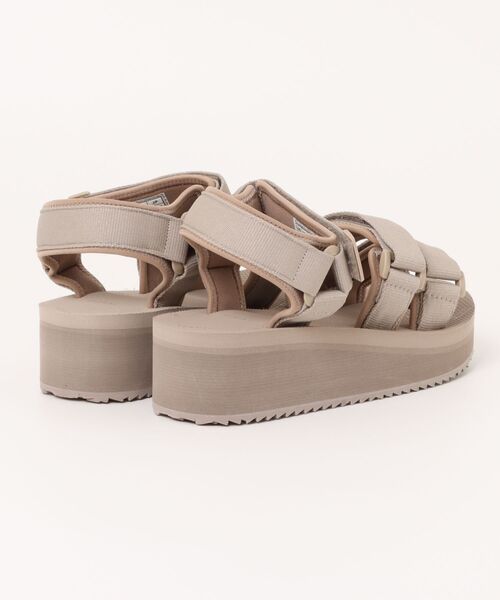 SHAKA(シャカ)の「【SHAKA】シャカ NEO BUNGY PLATFORM GE(ネオバンジー プラットフォーム GE)SK-286(サンダル・レディース・ブラック/ダークベージュ・7/6/5)」の3枚目の写真