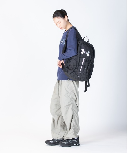 UNDER ARMOUR（アンダーアーマー）の「UAハッスル スポーツ バックパック（トレーニング/メンズ/レディース）（バックパック/リュック・レディース・ブラック・ONESIZE）」の12枚目の写真