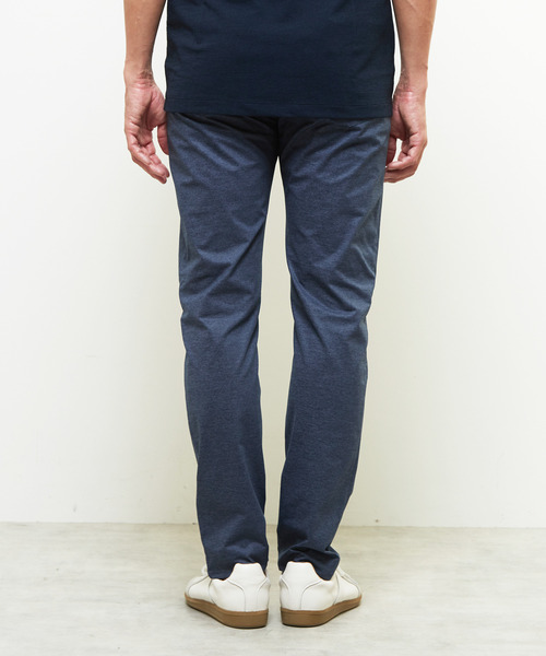 MEN'S MELROSE（メンズメルローズ）の「ドットジャージープリントツイル スリムテーパード5ポケットパンツ（その他パンツ・メンズ・ネイビー/チャコールグレー・3/4/5/2）」の5枚目の写真