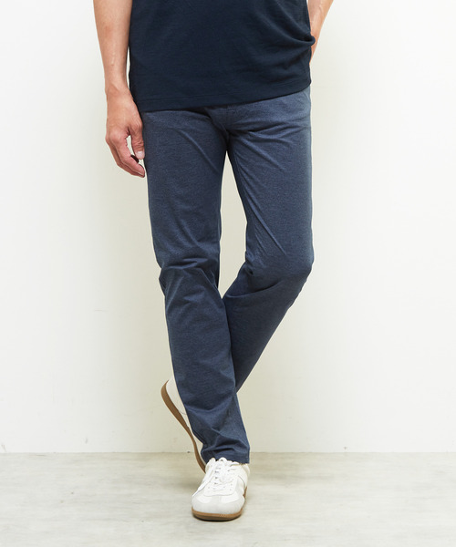 MEN'S MELROSE（メンズメルローズ）の「ドットジャージープリントツイル スリムテーパード5ポケットパンツ（その他パンツ・メンズ・ネイビー/チャコールグレー・3/4/5/2）」の7枚目の写真
