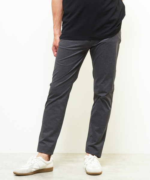 MEN'S MELROSE（メンズメルローズ）の「ドットジャージープリントツイル スリムテーパード5ポケットパンツ（その他パンツ・メンズ・ネイビー/チャコールグレー・3/4/5/2）」の12枚目の写真