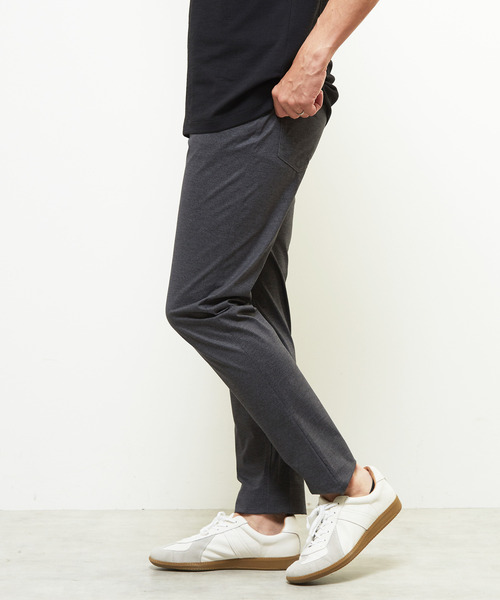 MEN'S MELROSE（メンズメルローズ）の「ドットジャージープリントツイル スリムテーパード5ポケットパンツ（その他パンツ・メンズ・ネイビー/チャコールグレー・3/4/5/2）」の13枚目の写真