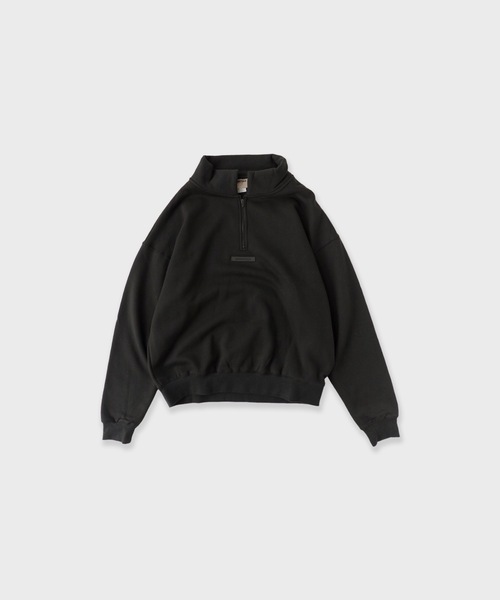 FOG ESSENTIALS ハーフジップ半袖スウェット セール】FOG ESSENTIALS/エッセンシャルズ FOG BACK LOGO HALF