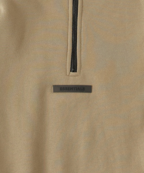 FOG ESSENTIALS(エフオージーエッセンシャルズ)の「FOG ESSENTIALS/エッセンシャルズ 21SS BACK LOGO HALF ZIP SWEAT SHIRTS ハーフジップ スウェット(スウェット・メンズ・グレイッシュベージュ/モスグリーン/ブラック・S/L/M/XL)」の11枚目の写真