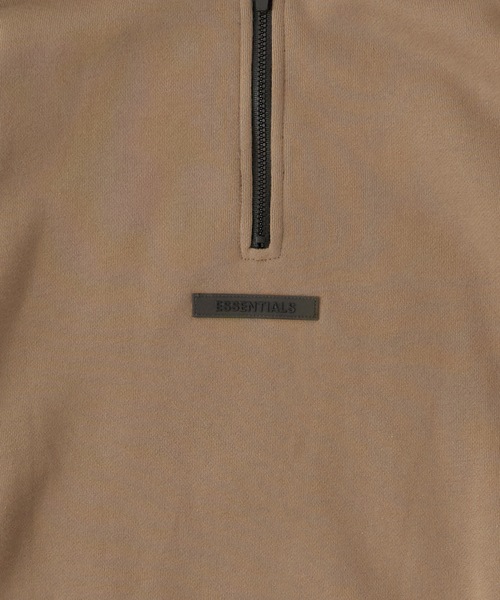 FOG ESSENTIALS(エフオージーエッセンシャルズ)の「FOG ESSENTIALS/エッセンシャルズ 21SS BACK LOGO HALF ZIP SWEAT SHIRTS ハーフジップ スウェット(スウェット・メンズ・グレイッシュベージュ/モスグリーン/ブラック・S/L/M/XL)」の9枚目の写真