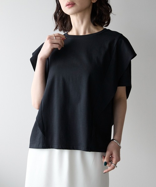 PERSONZ JILL MARIA フリルスリーブＴシャツ PERSONZ JILL MARIA フリルスリーブTシャツ