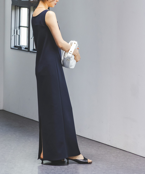 追加》【洗える】ニットライクジョーゼット2wayワンピース（ワンピース