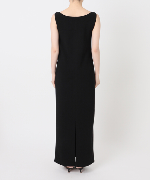 Noble ノーブル 】ニットライクジョーゼット2wayワンピース 洗える】ニットライクジョーゼット2wayワンピース（ワンピース