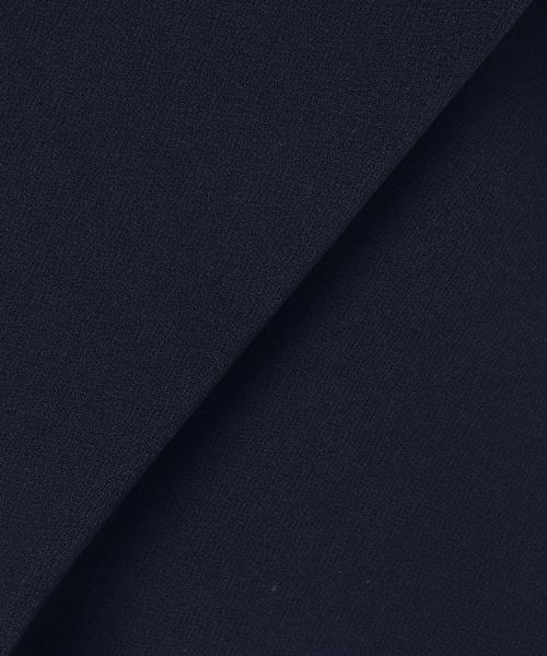 Noble(ノーブル)の「《追加》【洗える】ニットライクジョーゼット2wayワンピース(ワンピース・レディース・ブラック/ネイビー/アイボリー/カーキ・36/38)」の5枚目の写真