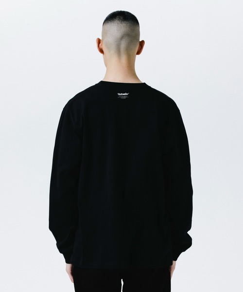 ROTTWEILER（ロットワイラー）の「R9 BASIC LS TEE（Tシャツ/カットソー・メンズ・ブラック/ホワイト・S/M/L/XL）」の12枚目の写真