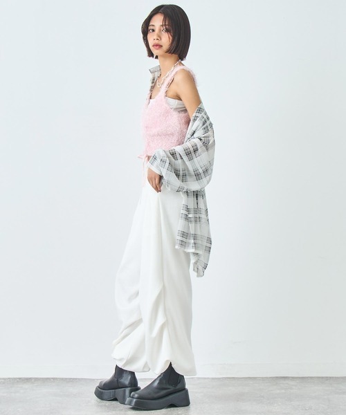 ANAP(アナップ)の「スウェット ギャザーパンツ(スウェットパンツ・レディース・ホワイト/グレー/ブラック・FREE)」の17枚目の写真