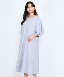 QUEENS COURT | ボリュームスリーブカットワンピース≪手洗い可能≫(ワンピース)